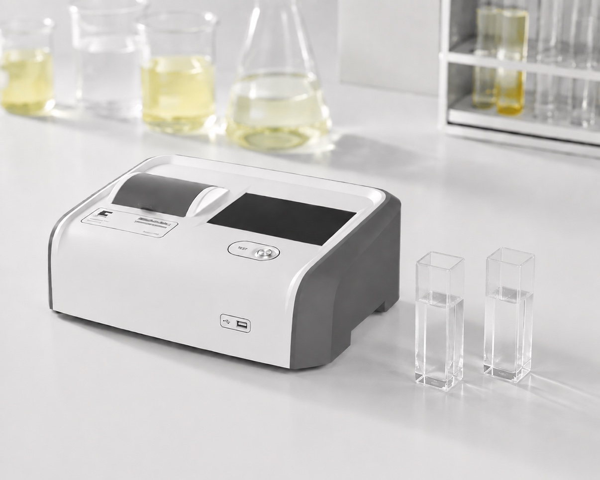 CHNSpec DS-816N measures Pt-Co Color Scale.JPG