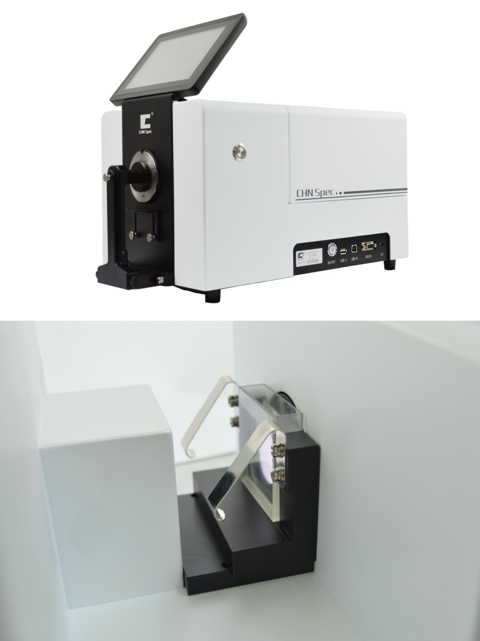 Benchtop spectrophotometer CS-821N measures liquids.JPG