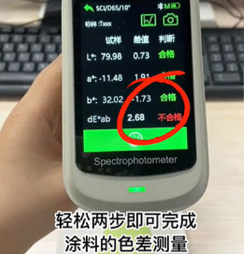 Output Colorimeter How to use a colorimeter to detect the color difference of coatings ...