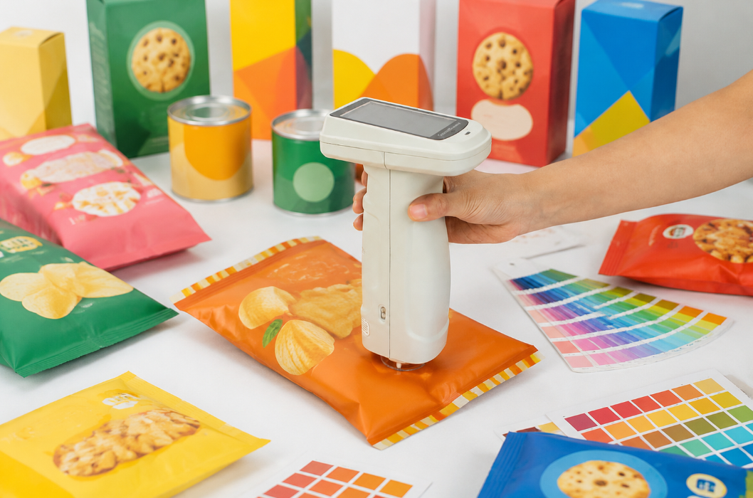 CHNSpec colorimeter DS-700D measures the colors of packaging.png